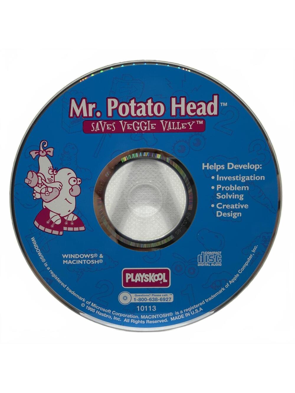 Mr Potato Head Saves Veggie Valley (1995) - PC CD-ROM Video Game ** Disc Only - Picture 1 of 2